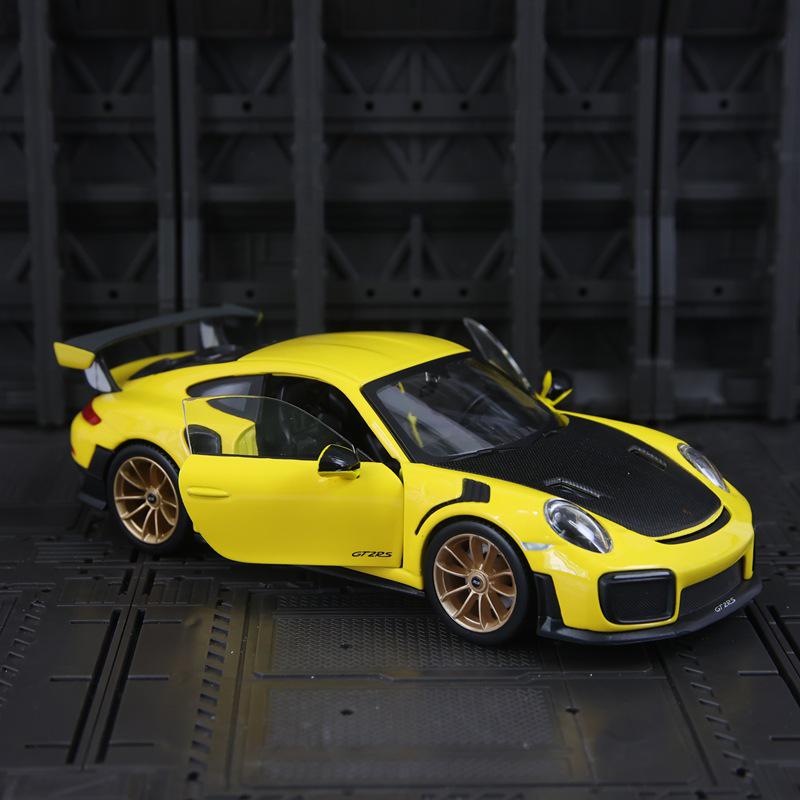 Meichitu 911 GT2 RS Alloy Supercar Model – 2-Door Openable Static Display for Boys.