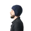 Knit Brimless With Solid Color Earflaps Design Soft Acrylic Winter Pullover Hat For Unisex Adults Teens Daily Cycling Wear