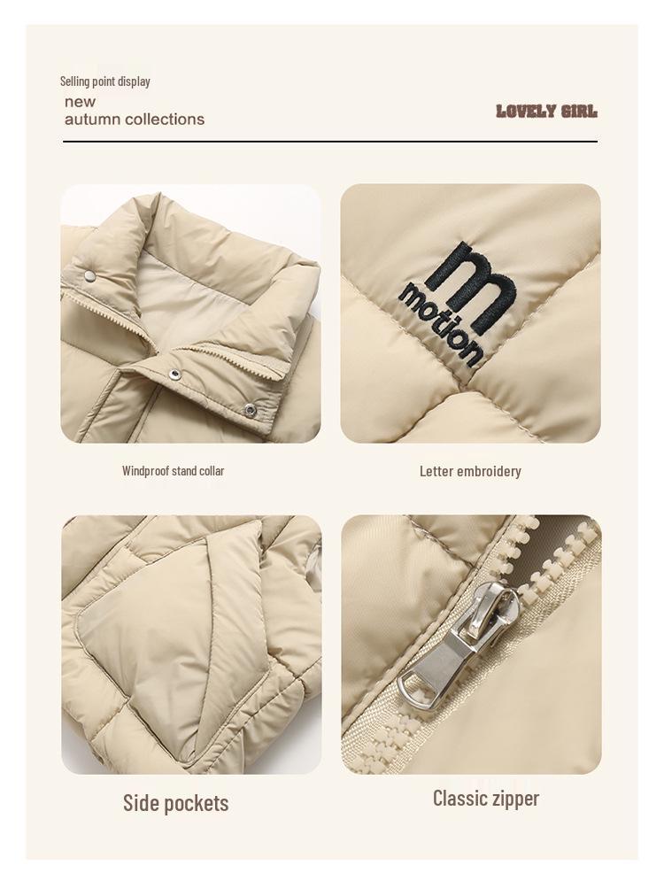 2025 Kids' Thick Cotton Vest: Warm Korean-Style Gilet for Fall & Winter