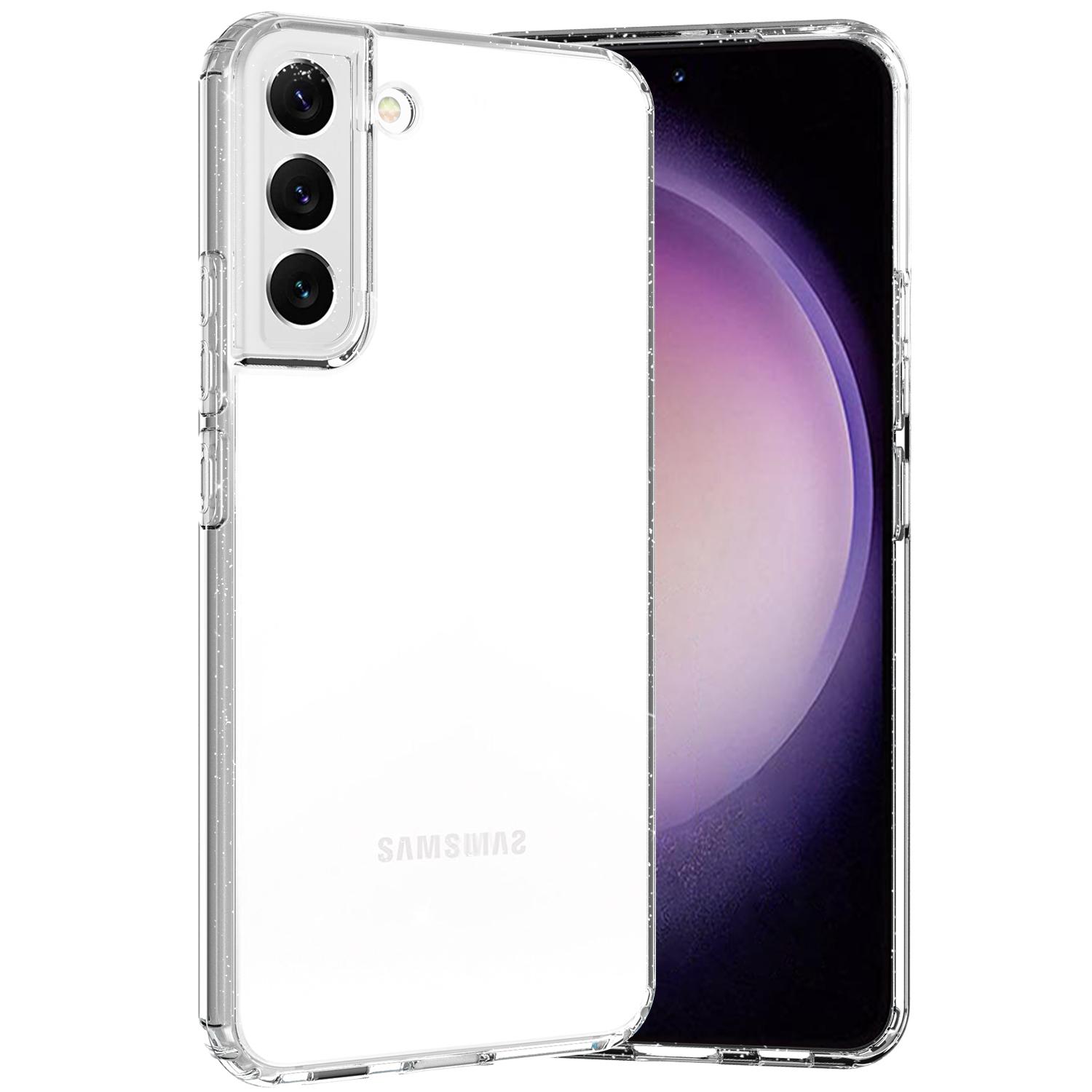 

For Samsung Galaxy S23 Glitter Powder Phone Cover Clear Thickened TPU Phone Case Transparent