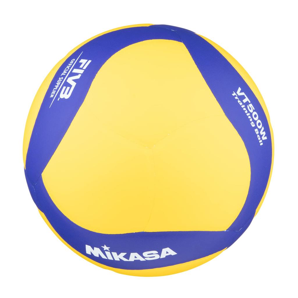 Mikasa Volleyball Training Medicine Size for and High School Recommended Internal Ball, 5, General, University, Players, 500g, Yellow/Blue, VT500W,