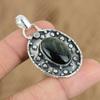 Natural Nellite Gemstone Pendant Blue 925 Sterling Silver Indian Jewelry