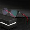 Retro Design Outdoor Sun Discoloration Reading Glasses Women Men Metal Sport Round Farsighted Eyeglasses 0 +25 +50 +75 To +600