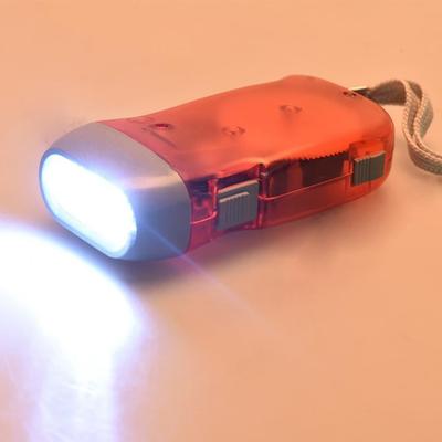 Hand Press Flashlight Light Weight Environmentally Friendly Plastic Practical Camping Hiking Emergency Flashlight for Hiking
