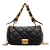 Black Exquisite Chain Small Bag Women's New Popular High-end Messenger Small Square Bag Women