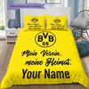 Custom Name BVB Bedding,Quilt Set Quilt Cover Pillowcase Home Birthday Gift(1 * Duvet Cover + 2 * Pillowcase, Without Core) -HE39