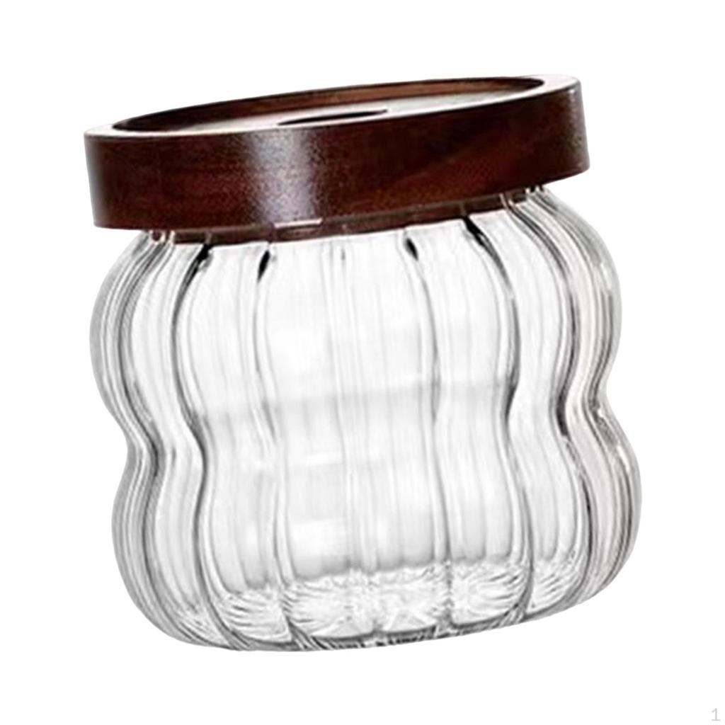 Elegant Glass Food Storage Container Set for Pantry Organization