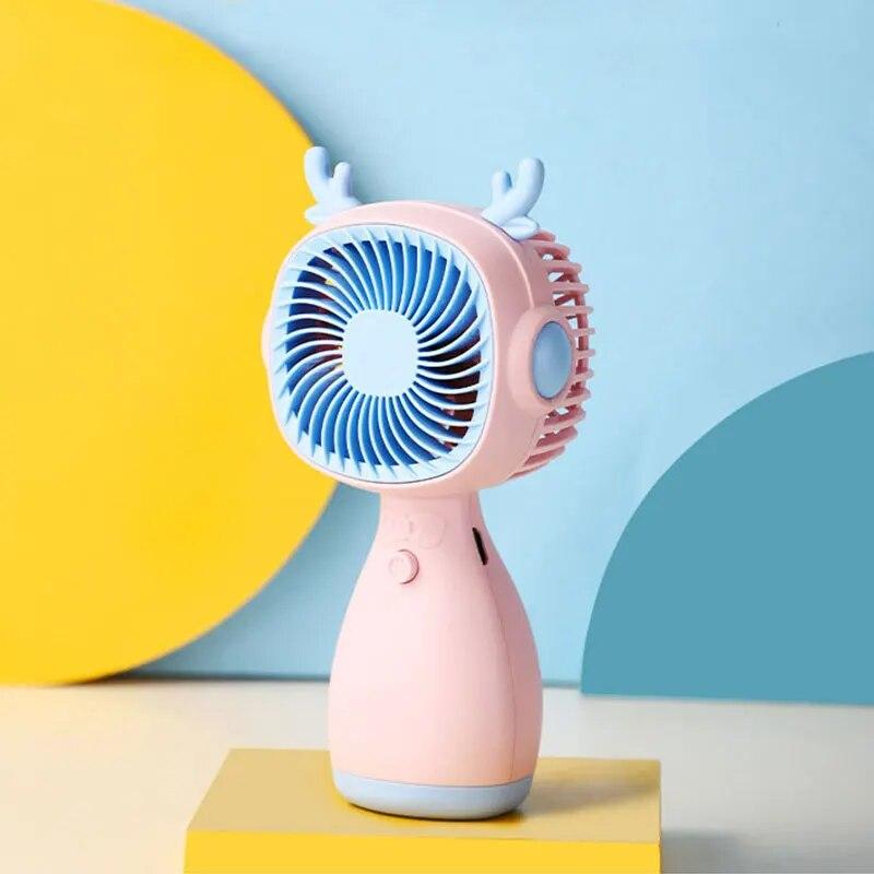 1pc Mini Portable Fan Handheld Electric Fan for Home Outdoor Travel Camping Air Cooler Handheld Small Pocket Fan