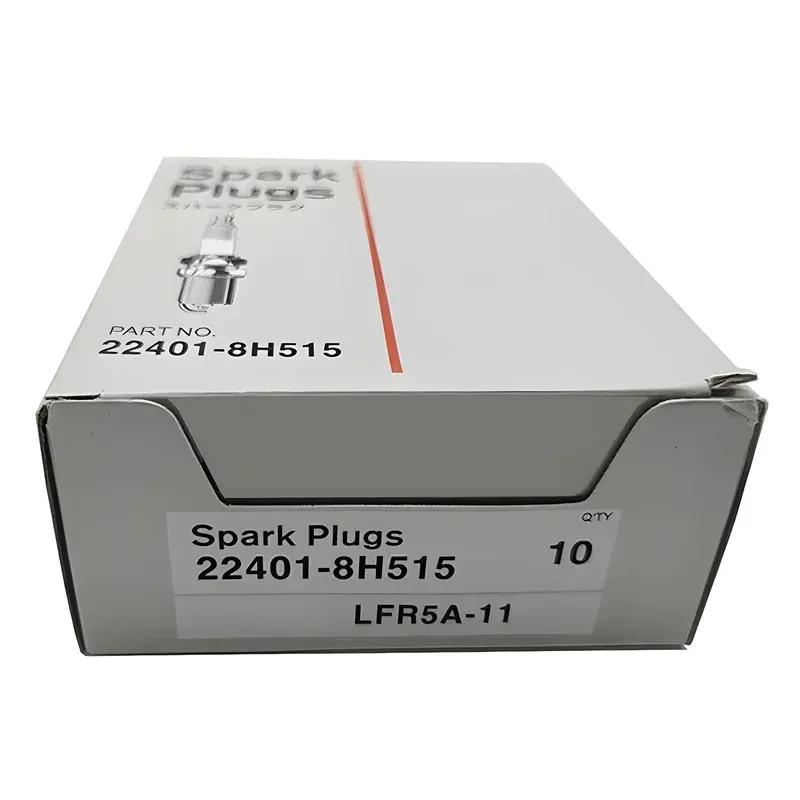 22401-8H515 LFR5A-11 4Pcs/Lot Spark Plug for Nissan Sunny N16 N16E X-Trail T30 Patrol Y61 TY61