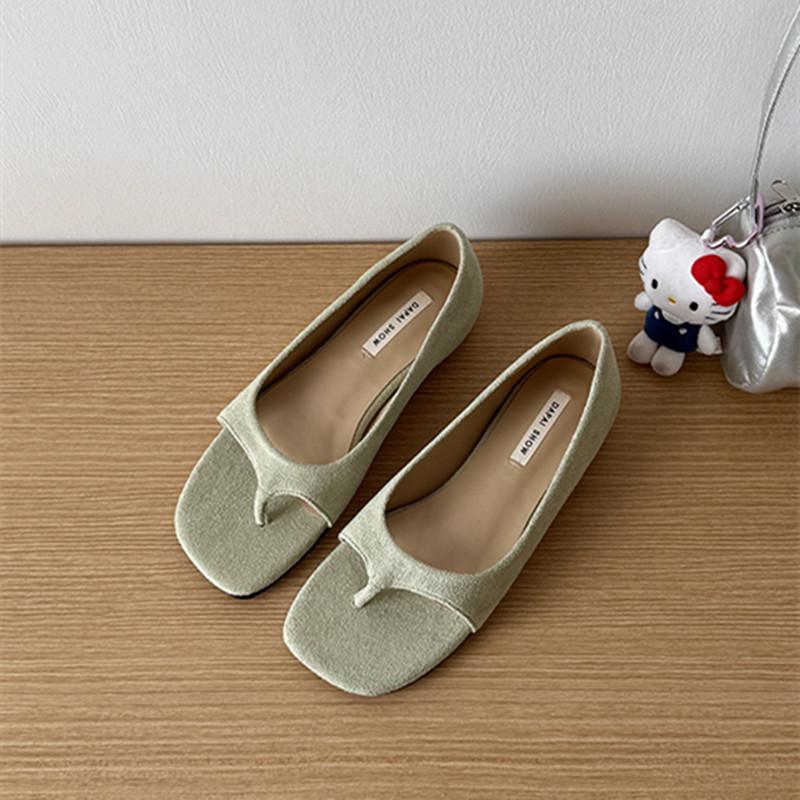 Fashion Bailamos  Summer Women's Flip-Flop Slip-On Flats Open Toe Soft Sandals Comfortable Casual Female Ballerinas Shoes Mujer