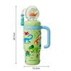 Velrybí fontánový kelímek 710ml Nerezový hrnek na pití se zábavným fontánovým efektem Nepropustný Kelímek se slámkou odolný proti rozlití pro děti dospělé