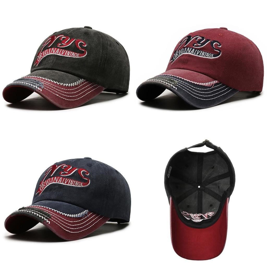 Adjustable Retro Soft Top Baseball Cap With Unique Lettering For All Seasons