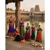 South Indian Style Ethnic Lehenga Choli Set Bollywood Women Lehenga Dupatta Set