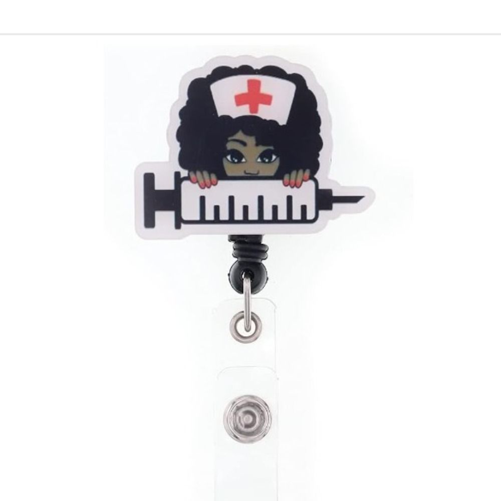 

ABS Retractable Badge ID Decorative Badge Holder Multipurpose Mental Health Issues Office