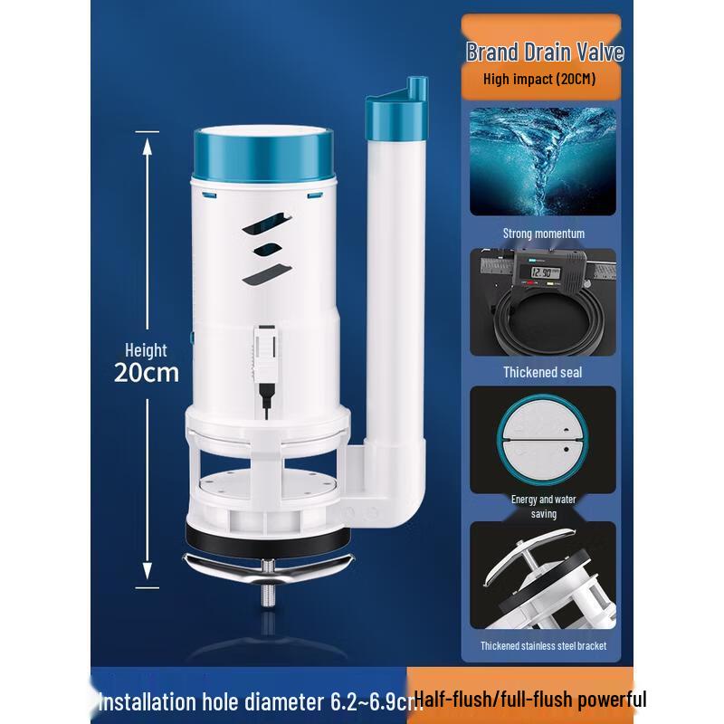 HANDUNYOU Toilet Inlet & Drain Valve