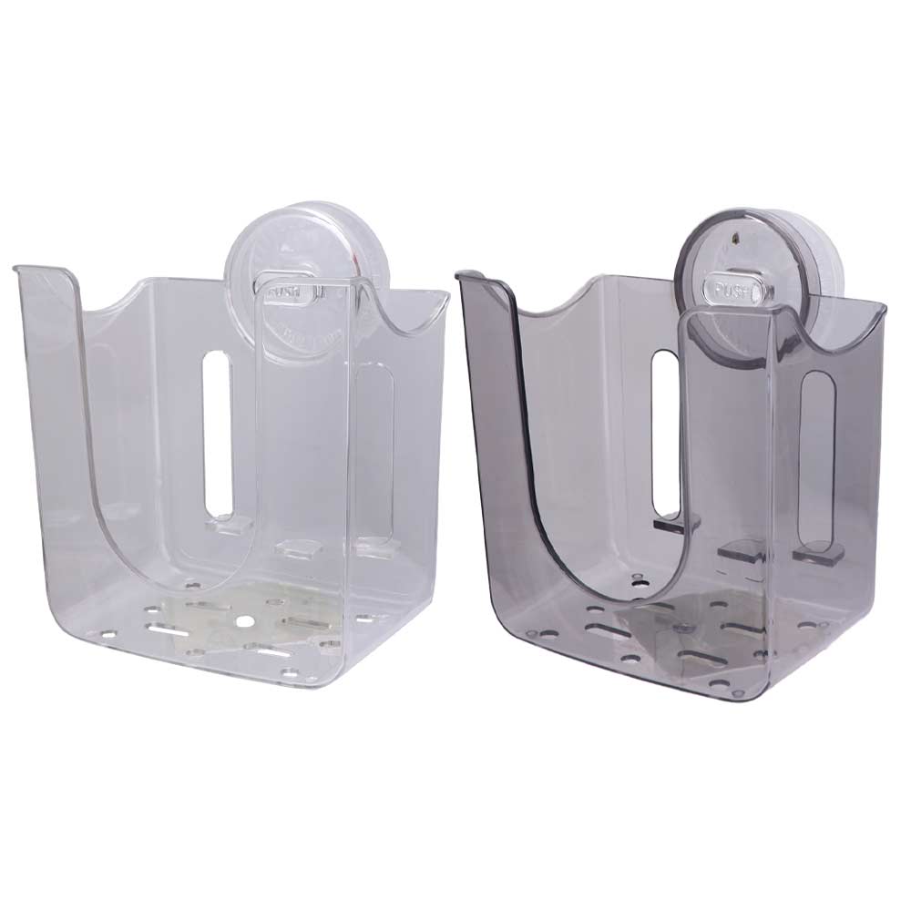 Transparent Wet Wipes Storage Box Plastic Tissue Storage Box Suction Cup Tissue Box Bedroom