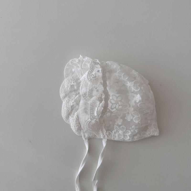 Newborn Outdoor Bonnet Infant Outdoor Photography Lace Bonnet for Travel Camping