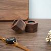 Velvet Lining Ring Display Box Retro Couples Ring Box Classic Wooden Jewelry Box  Engagement Gift
