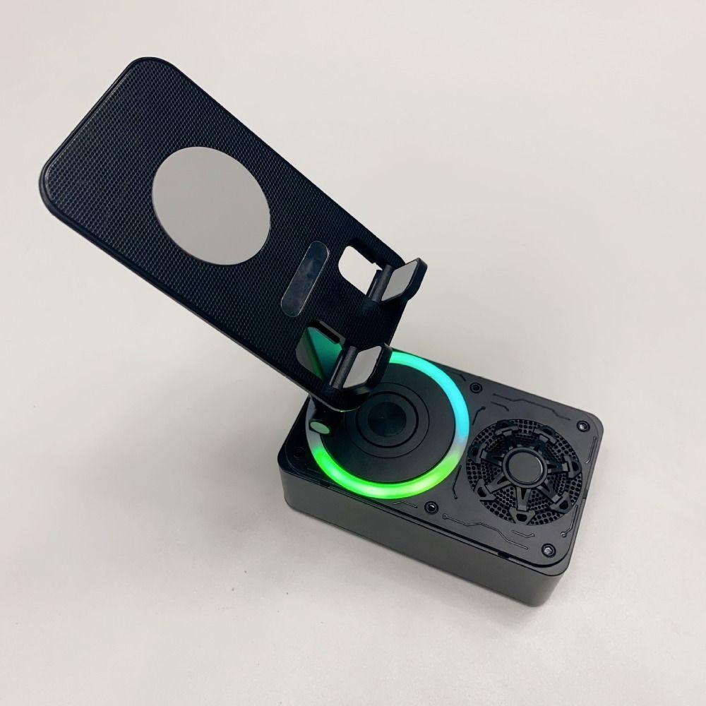 Foldable Phone Holder Stand 4-in-1 Phone Holder with Microphone  Live Streaming