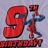 Spider-Man Womens/Ladies 9th Birthday T-Shirt