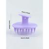 1pc Silicone Shampoo Brush Body Massage Brush Bath Shower Brush Salon Hairdressing Tool Scalp Massage Comb Hair Washing Comb