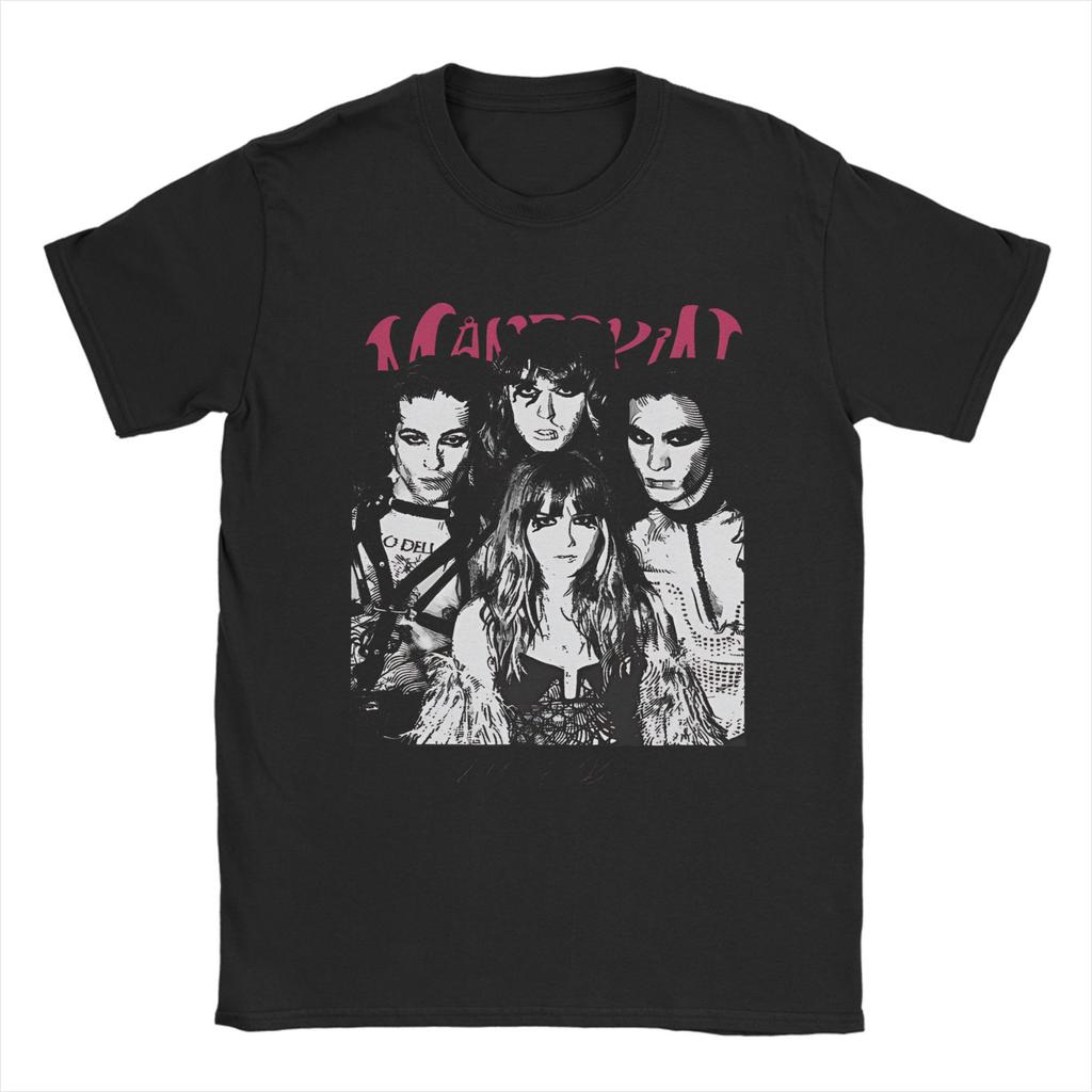 Men's T Shirt Music Maneskin Band T Shirts Hip Hop Summer Tee Shirt Funny Casual Cotton Tops Plus Size 6XL