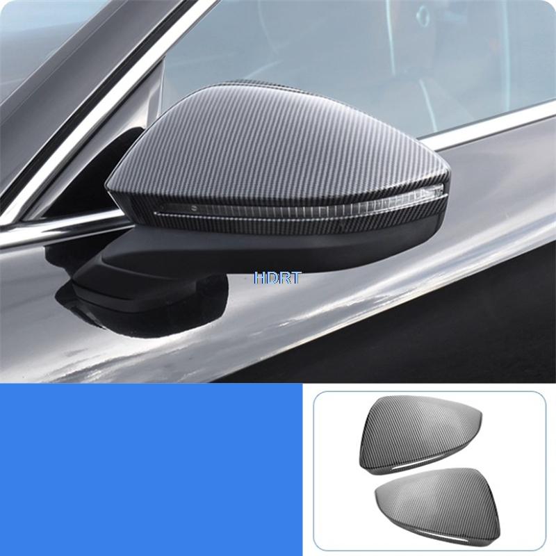 For Volkswagen Passat B9/Magotan 2024 + Car Style Rear View Mirror Cover Side Reverse Mirror Frame Accessories Exterior Sticker Carbon Fibre