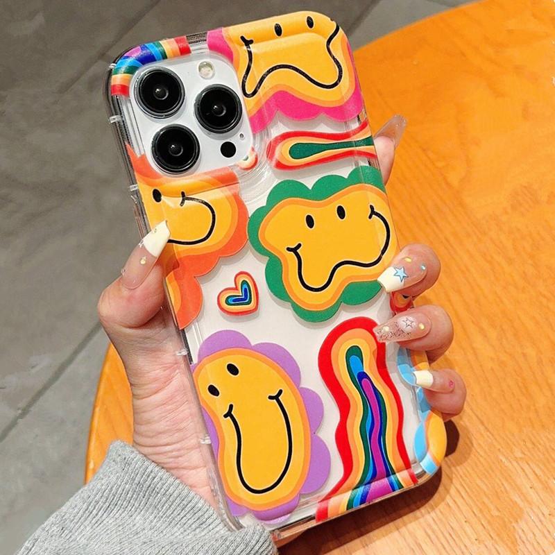 Twist Sunflower Case For Samsung Galaxy A15 A35 A55 A34 A54 A33 A53 A52 S24 Ultra S23 Plus S22 S21 FE Transparent Soft TPU Cover