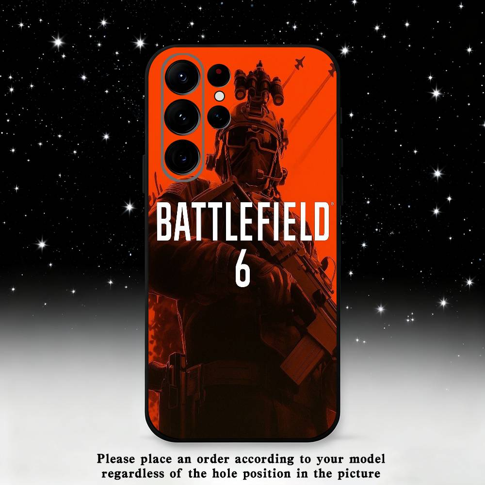 Battlefield 61 Phone Case For Samsung S25,S24 Ultra,S20,S30 plus,S22 plus,S23,S30 Ultra 5G Silicone Black Shell