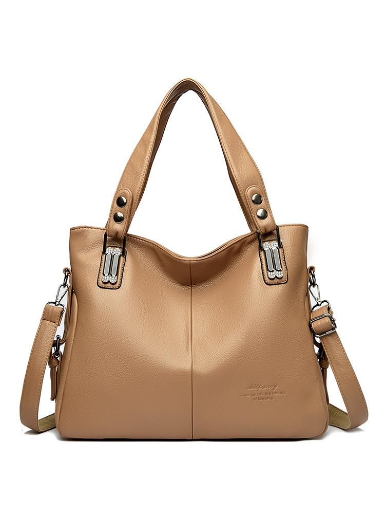 Women'S Bag Women'S Handbag Large Capacity Shoulder Messenger Bag European Fashion Oilskin Tote Bag