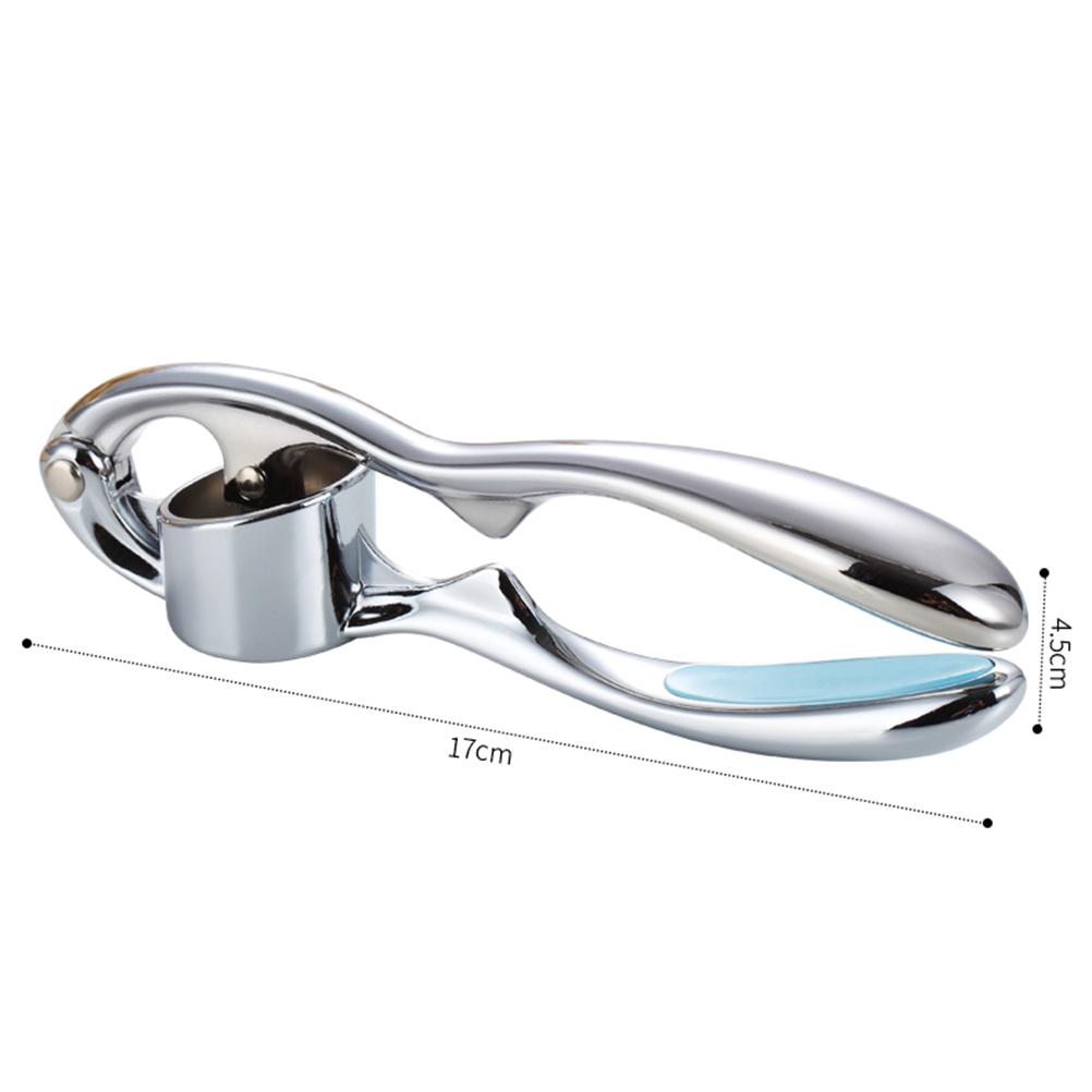 Garlic Press Zinc Alloy Arc Design Tool For Crushing Minced Garlic Easily Squeezer Mincer Machine