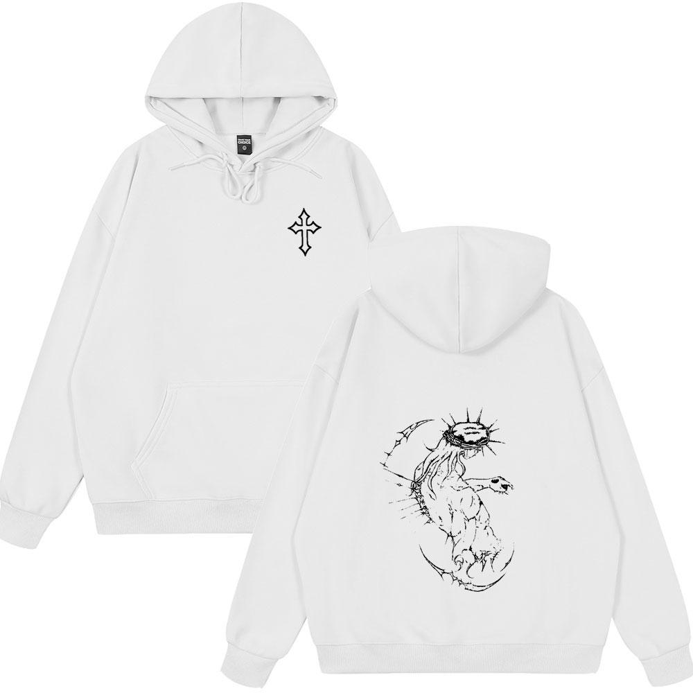 2025 Vintage Jesus Christian Bible Verse Tops Men's Women Streetwear Fashion Casual Hoody Oversized Couple Style Winter Clothing