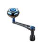 LIVRE 11228 Power 93 Spinning Compatible with Gunmetal Plate with Blue G Spinning Reel with Custom (Shimano Right-Handed) Reel, 18,000-20,000mm Rods,