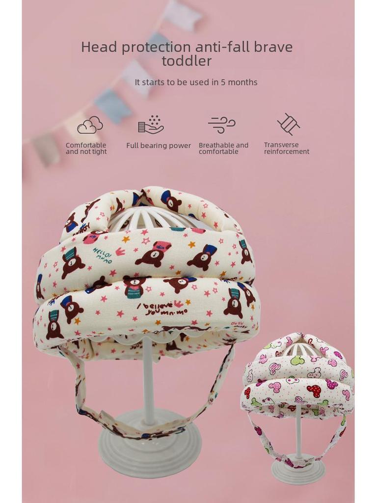 2023 Baby Toddler Safety Helmet: Anti-Collision Cotton Hat for Learning To Walk