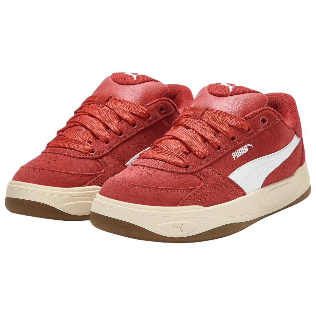 Puma Park Lifestyle Skate Shoes Unisex Low Top Red