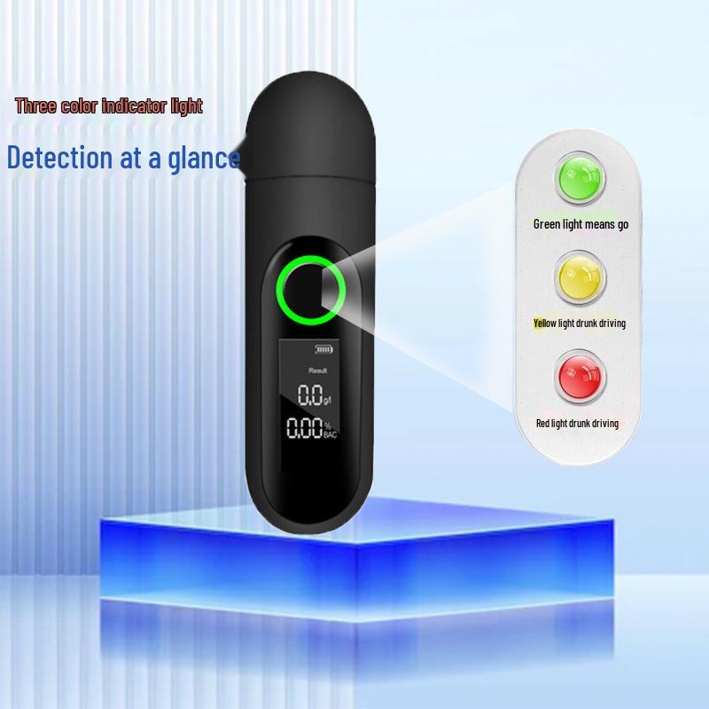 USB-Powered AT-008 Portable Breathalyzer Detector