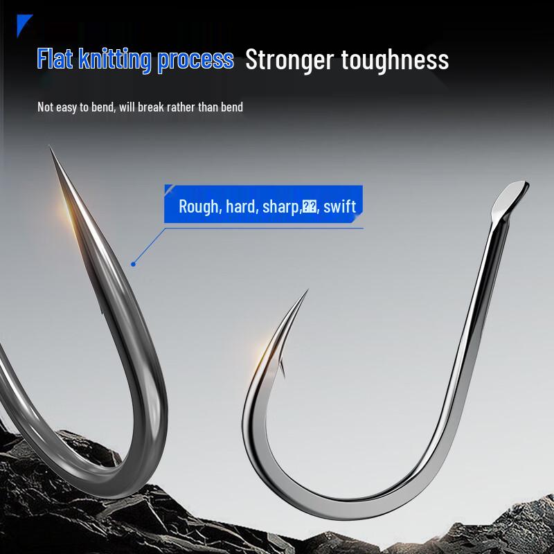 Weituosen Chinu Barbed Fishing Hooks (100pcs)