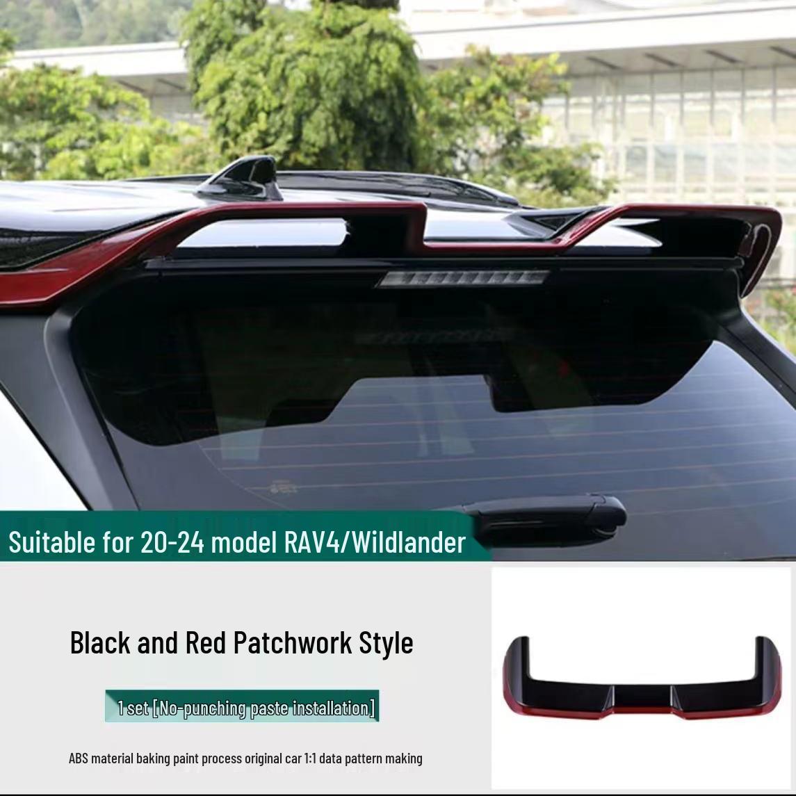 

Custom Rear Spoiler Wind Deflector for Toyota 20-25 Wildlander RAV4, No-Drill Decorative Accessory