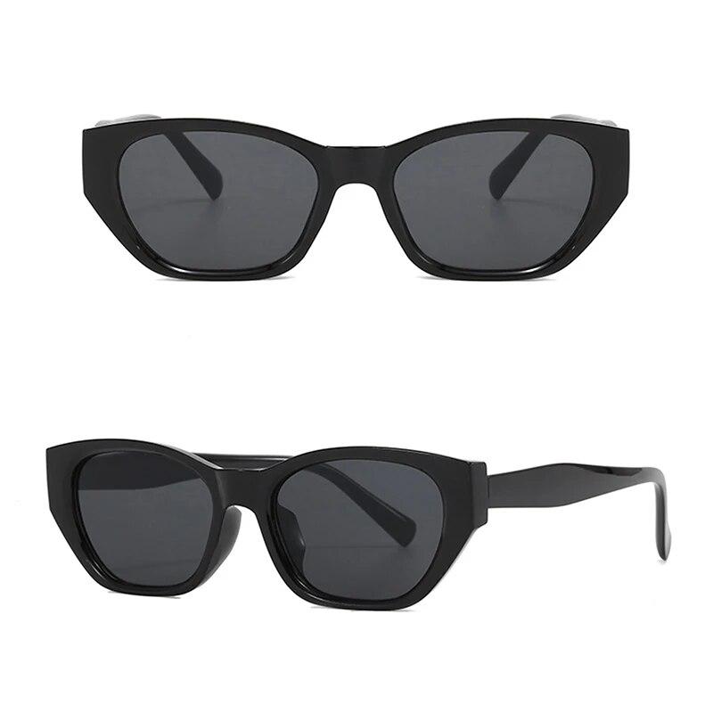Retro Cat Eye Irregular Polygon Women Sunglasses Fashion Eyewear  Designer Eyewear Shades Uv400 Men Sun Glasses