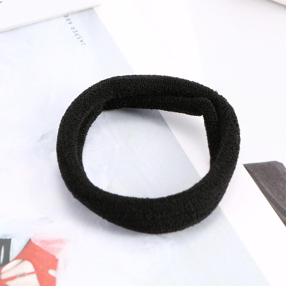 Black Elastic Ponytail Bracelets Rubber Hair Accessories Hair Rope Hair Band Seamless Hair Ties