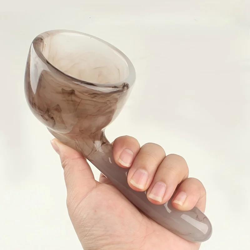 Resin Body Gua Sha Massage Tool Back Manual Gua Sha Bowl Meridian Dredging Massage Stick Guasha Cup Body Care Massage Tools