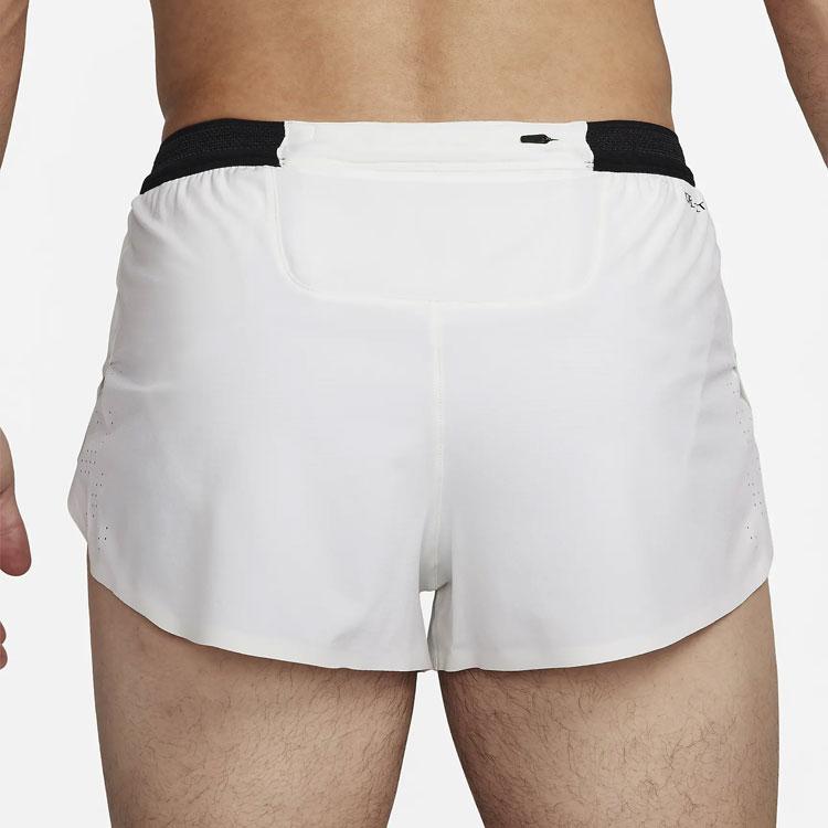 Nike Aeroswift Color Block Logo Fitness Shorts Men Shorts White FN3349-121