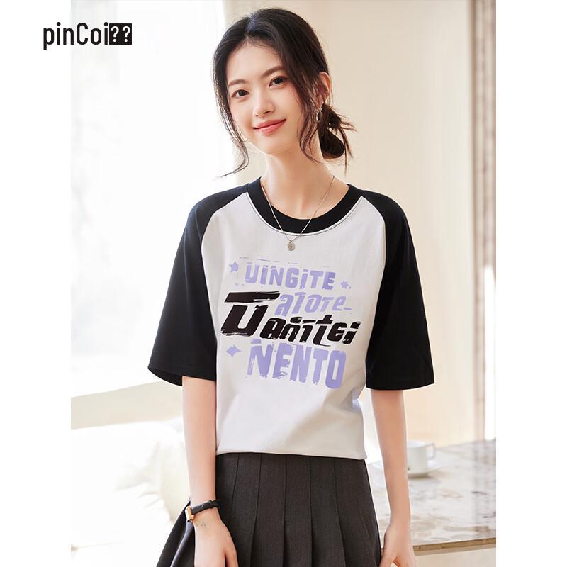

Pin Cai Women s Relaxed Fit Letter Print Raglan Sleeve T-Shirt M