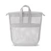 Muji 3D Mesh Handled Drawstring Bag Gray S 23×8×23cm