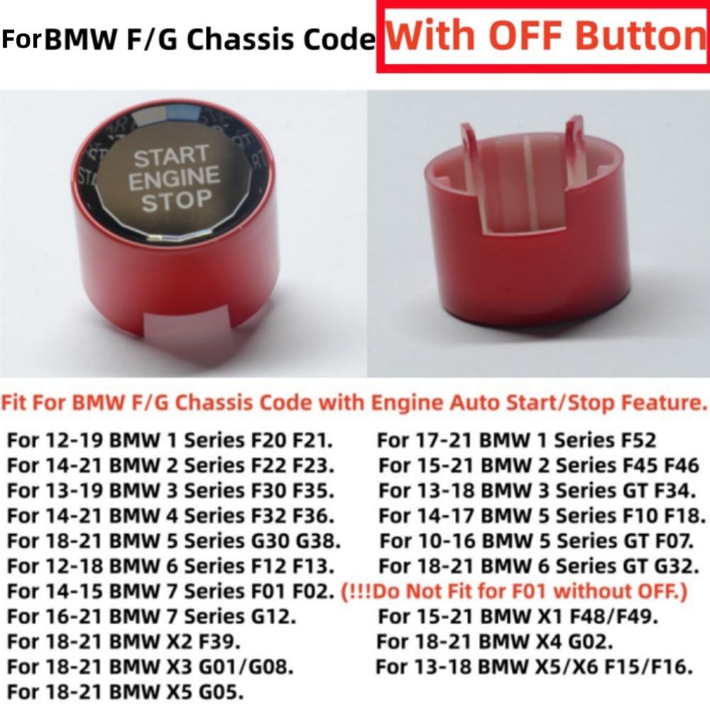 Auto MOTOR START STOP Schalter Knopf Abdeckung Für BMW 1 2 3 4 5 6 7 Serie F20 F21 F30 F34 F10 F18 F12 F01 F02 G01 G02 G12 G30 G32