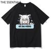 Hololive VTuber T-skjorte Unisex Harajuku tegneserie-grafikk-t-skjorter Unisex-tilfeldig bomullst-skjorte Herre Anime Kawaii Shirakami Fubuki T-skjorte