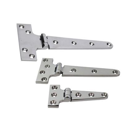 1Pc T Shape Ship Hinge 316 Stainless Steel Shed Hinge Corrosion Resistance Antioxygen Gate Strap Hinge for Hanging Cabinet Door