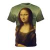 Mona Lisa T-Shirt Leonardo Da Vinci Painting T-Shirt Famous Painting Art T-Shirt