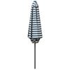 Garden Umbrella with Base 300 X 300 Cm Polyester Rectangular