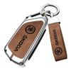 Zinc alloy high-end key case suitable for Skoda Octavia A8 MK4 MK8 car key cover 2024    car key shell accessories